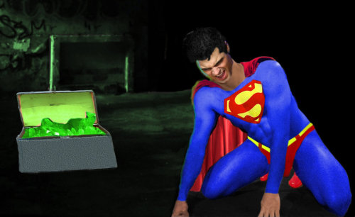 This radiation …so Â strong for me…My strenght …finished …My destiny is cruel … cruel , like the kryptonite …I will die !