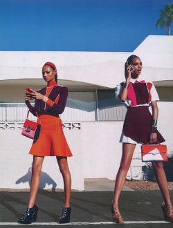 sand-snake-kate:  Malaika Firth & Cora Emmanuel by Emma Summerton