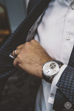watchanish:  Arnold & Son “UTTE”  x Suit by Oxborough