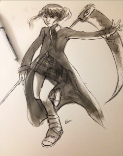 bevsi:  still some ink left from final so here’s a maka! Prepare