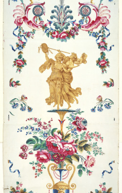cooperhewitt:  Jean-Baptiste Réveillon, Sidewall, 1788. Block-printed,
