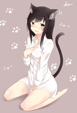 thesourcer:  Hi everyone! Here you have daily catgirl #76.I hope
