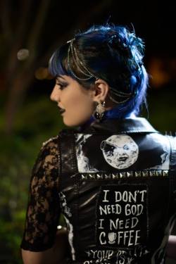 thegothicalice:  Punk rock fairy princess! Makeup, hair and styling