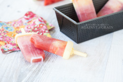 yummyinmytumbly:  Watermelon Pineapple Ice Pops