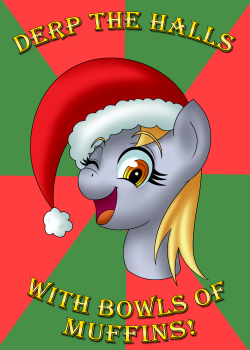 outofworkderpy:  Derpy: Happy Hearths Warming Eve Everyone! Happy