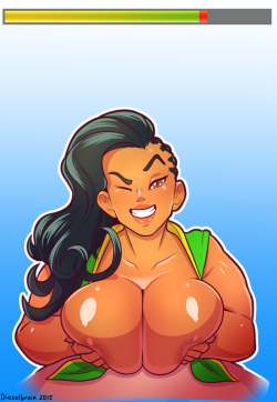 dieselbrain:  To celebrate the recent leak reveal of Laura in SFV, here’s a pic of Laura KOing her opponent.  If you like my work, consider supporting my patreon! 