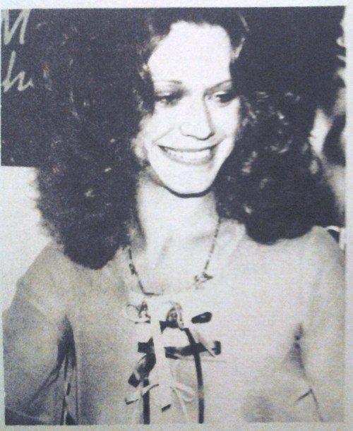 Marilyn appearing at the Mitchell Brothers’ theater in Los Angeles promoting the release of Inside Marilyn Chambers, 1975