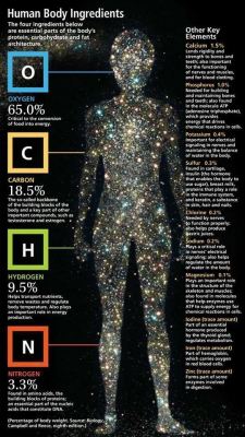 fromquarkstoquasars:  How to Make a Human (Infographic)  Humans are a jumbled mess of thoughts and memories and experiences. But what are we on the most basic and fundamental level?   Take a look and what makes you *you.*http://bit.ly/1LSSeCt 