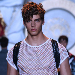 versacegods:  Daan Van Der Deen @ Versace Spring 2015 Menswear