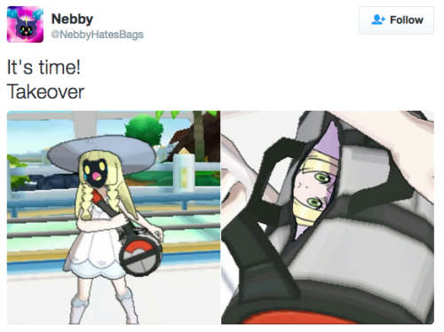 the-future-now:  Your new favorite ‘Sun and Moon’ meme: Get in the bag, Nebby follow @the-future-now 