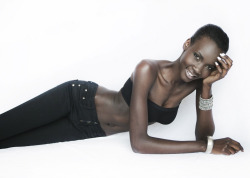crystal-black-babes:  Tricia Akello - Skinny African Black Girls