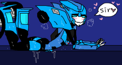 hamfootsia:  Blurr being a gross slut <3