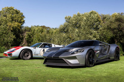 davidcoynephotography:  Ford GT4 and the New Ford GT on Flickr.