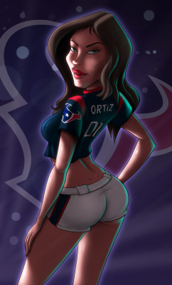 grimphantom2:  dacommissioner2k15:  Let’s go Texans 2015: Melanie Ortiz