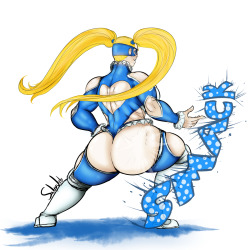 saltyjub:  Blastermath wanted a Big Buff R. Mika smacking her