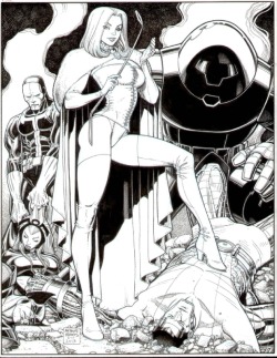 brianmichaelbendis:  Emma Frost by Arthur Adams