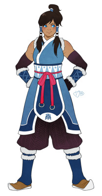 theslowesthnery:  Summoner Korra for the LoK/FFX crossover/AU