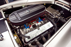 desertmotors:  Superformance Cobra Roush 427 V8 Engine Bay 