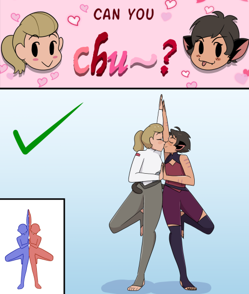 katavicbun:  My first catradora/yoga/kiss/thing did better than