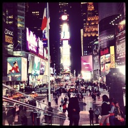 fuckyoutexas:  Chillin in timesquare (at W New York - Times Square)