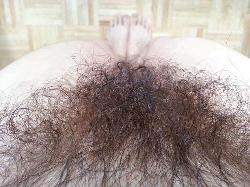 smolderingphoenix:  my bush was extra curly this morning :) Self shot by Phoenix Floe  beautyful!