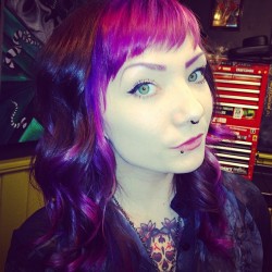 motherfirefly88:  #manicmonday for @suicidegirls #purplehair