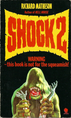 Shock 2, by Richard Matheson (Sphere, 1978). From a charity shop in Nottingham.  THIRTEEN STORIES - THIRTEEN SHOCKS! Master of the macabre Richard Matheson presents his second collection of stories to chill and terrify - thirteen SHOCKing tales that will