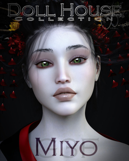 We have another new beautiful female character created by CynderBlue! Compatible in Daz Studio 4.8 , G3F, and is 20% off until 4/17/2017!  Miyo is a hand sculpted custom character with standard morph additions.  All Diffuse, Specular, Normal and Bump