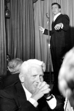 bonaventures:  Spencer Tracy at a Bobby Darin performance | The