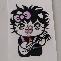 This is gonna be fun to tattoo… Hello Kitty mashup with