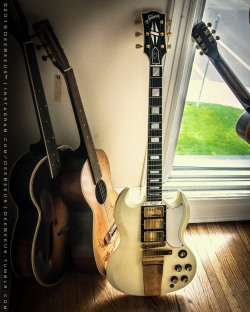 deebeeus:  Gibson Custom Shop 1961 Les Paul SG Custom Reissue.