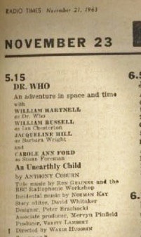 unwillingadventurer:  Happy 51st Anniversary Doctor Who! 