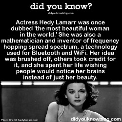 did-you-kno:    HAPPY 101st BIRTHDAY TO THE LATE HEDY LAMARR