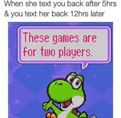 hotcheetoprincess:  please don’t text me if u play these games