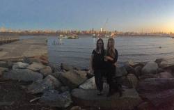 Even took a selfie 👭 @xtinadaniellex3  (at Edgewater Riverfront