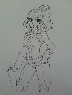 lilanoire:  Inktober Day 15; Juvia in Fallout cosplay.  I’m