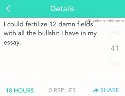 yik-yaks:  Follow Yik-Yaks for more. 