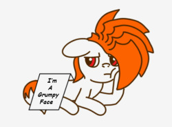 kairi-the-filly:I even upgraded it. Now he has a sign to tell