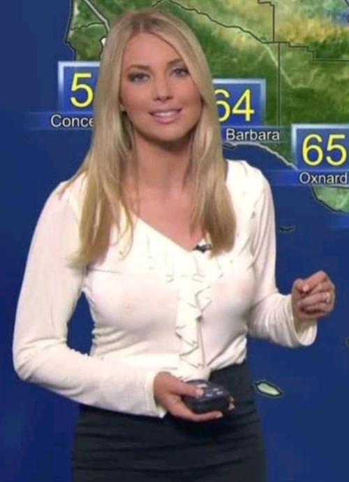 Evelyn Taft predicting a cold front