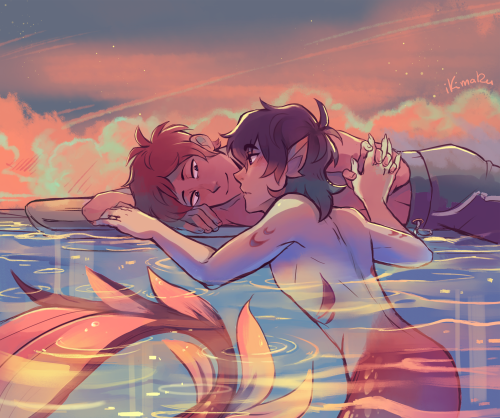 surfer Lance and mer Keith for mermay!! <:(alternative color