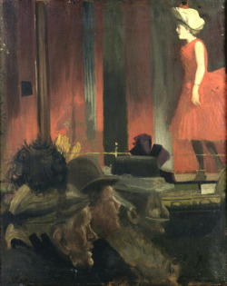 the-paintrist:fleurdulys:    Walter Sickert  - The Music Hall