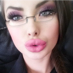 huge fake lips