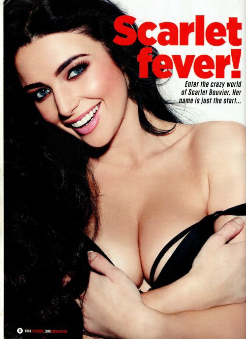 scarlett bouvier in zoo magazine #page3glamour