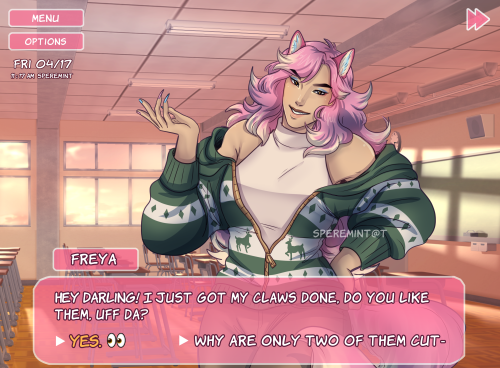 speremint:  speremint:  🌸Mint Hell AC Dating Simulator 1/(?)🌸