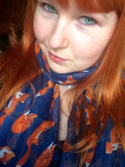 foxybaggins:  Foxy new scarf off the other half 💕