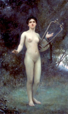 paintingispoetry:  Charles William Mitchell, The Spirit of Song,