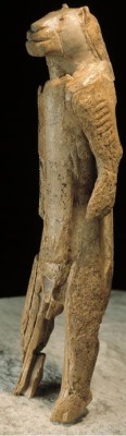 Lionheaded Figurine discovered in a cave in Germany. From circa