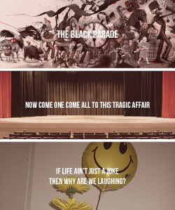 jetsetblues:  favorite lyrics by album  → the black parade