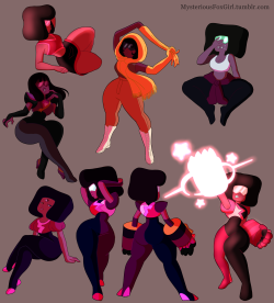 mysteriousfoxgirl:  I’m finished! freakin finally.Garnet used