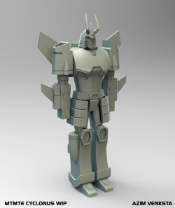 azimvenksta:  Today’s progress on Cyclonus.  Shaped out the